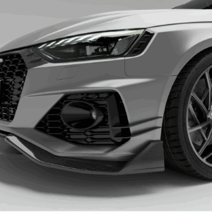 Carbon Fiber Front Bumper Canards for Audi RS4 B9.5 Avant