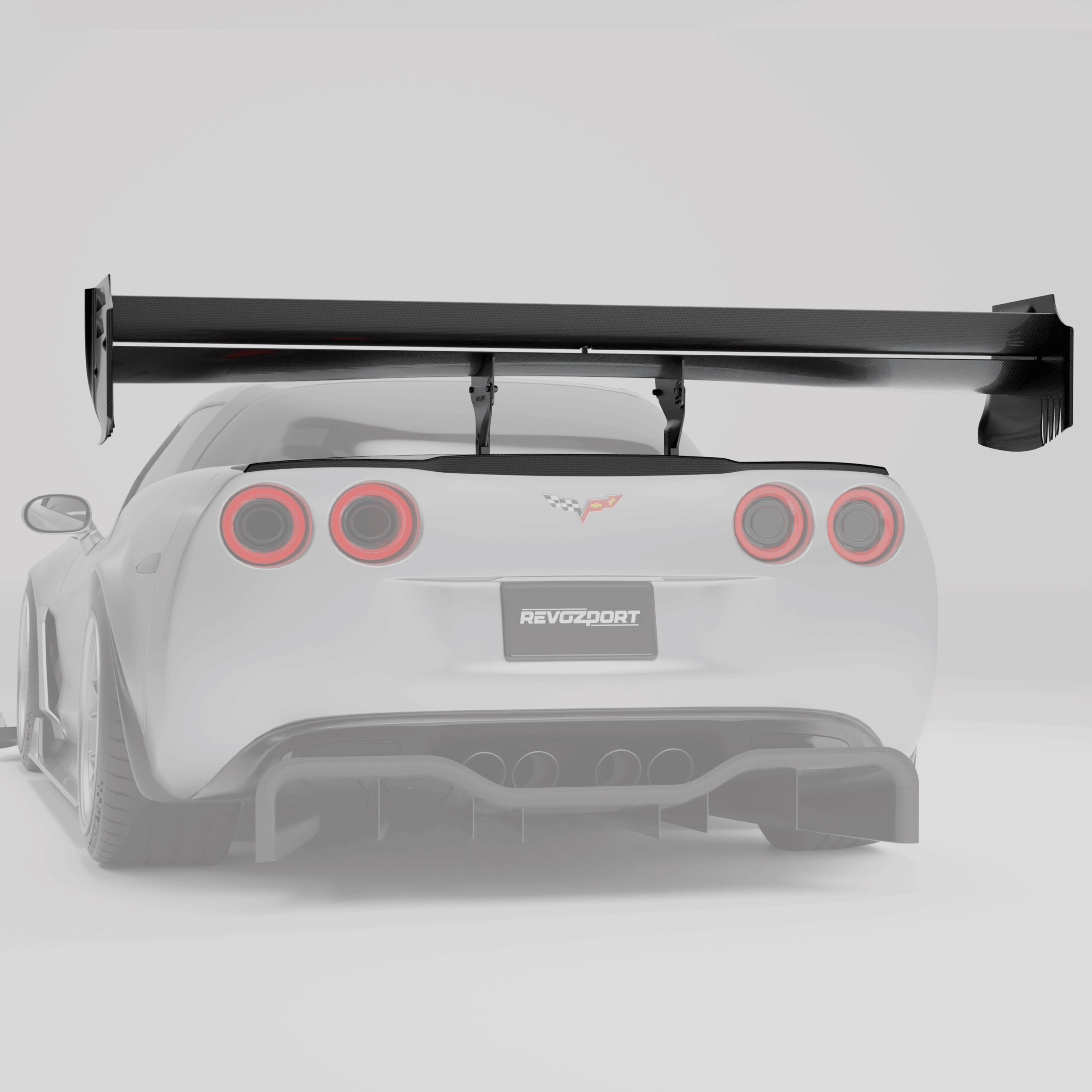 Carbon Fiber Rear Trunk for Chevrolet Corvette C6