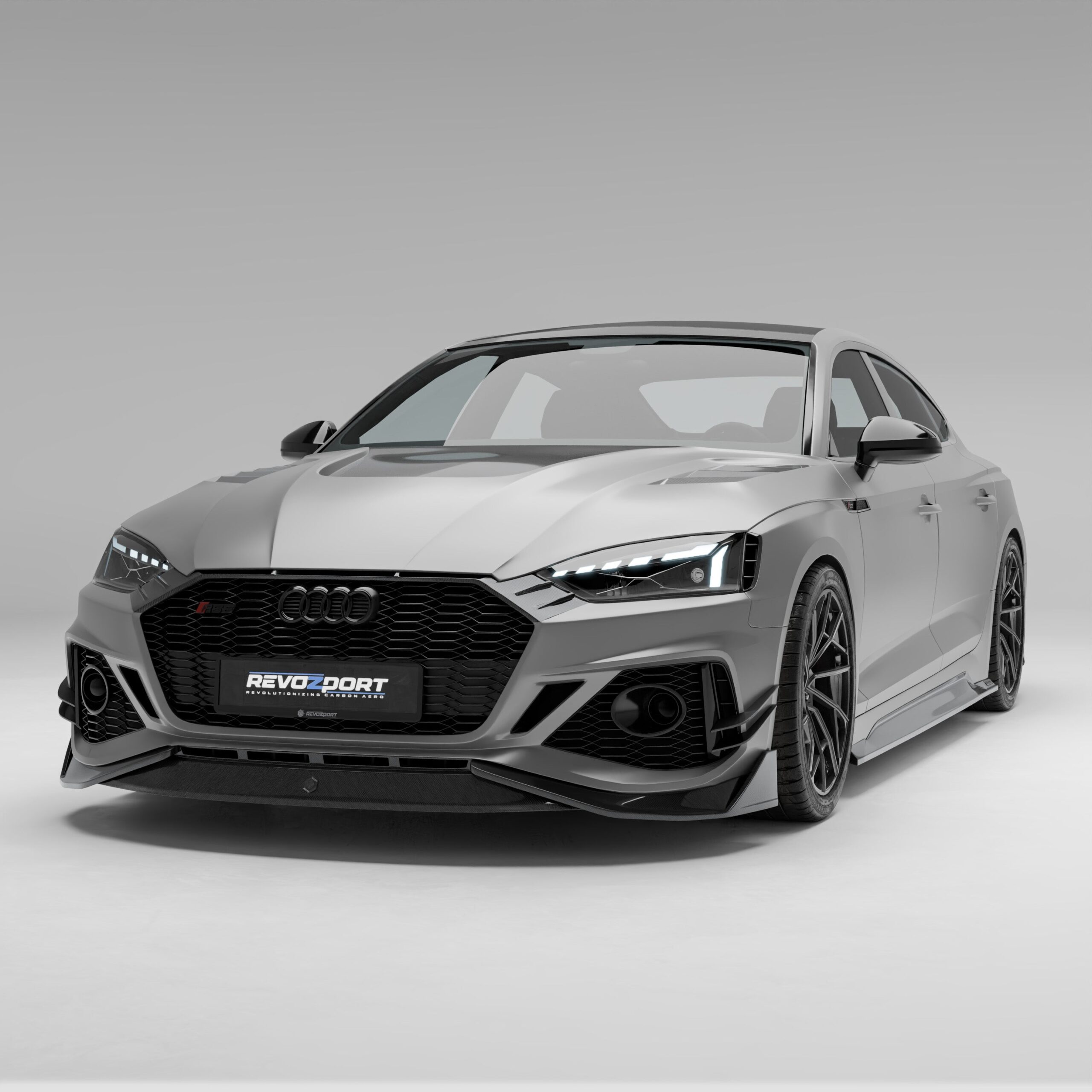 Carbon Fiber Front Lip Diffuser for Audi RS5 B9.5 Sportback
