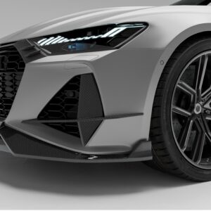 Carbon Fiber Front Bumper Canards for Audi RS6 RS7 C8