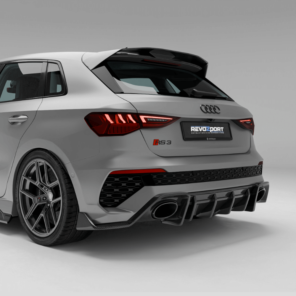 Carbon Fiber Rear Diffuser for Audi RS3 8Y Sportback 2021-2023