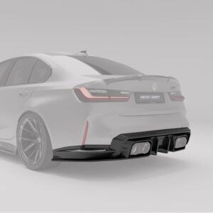 6 Pieces Carbon Fiber Rear Diffuser for BMW G80 G81 M3