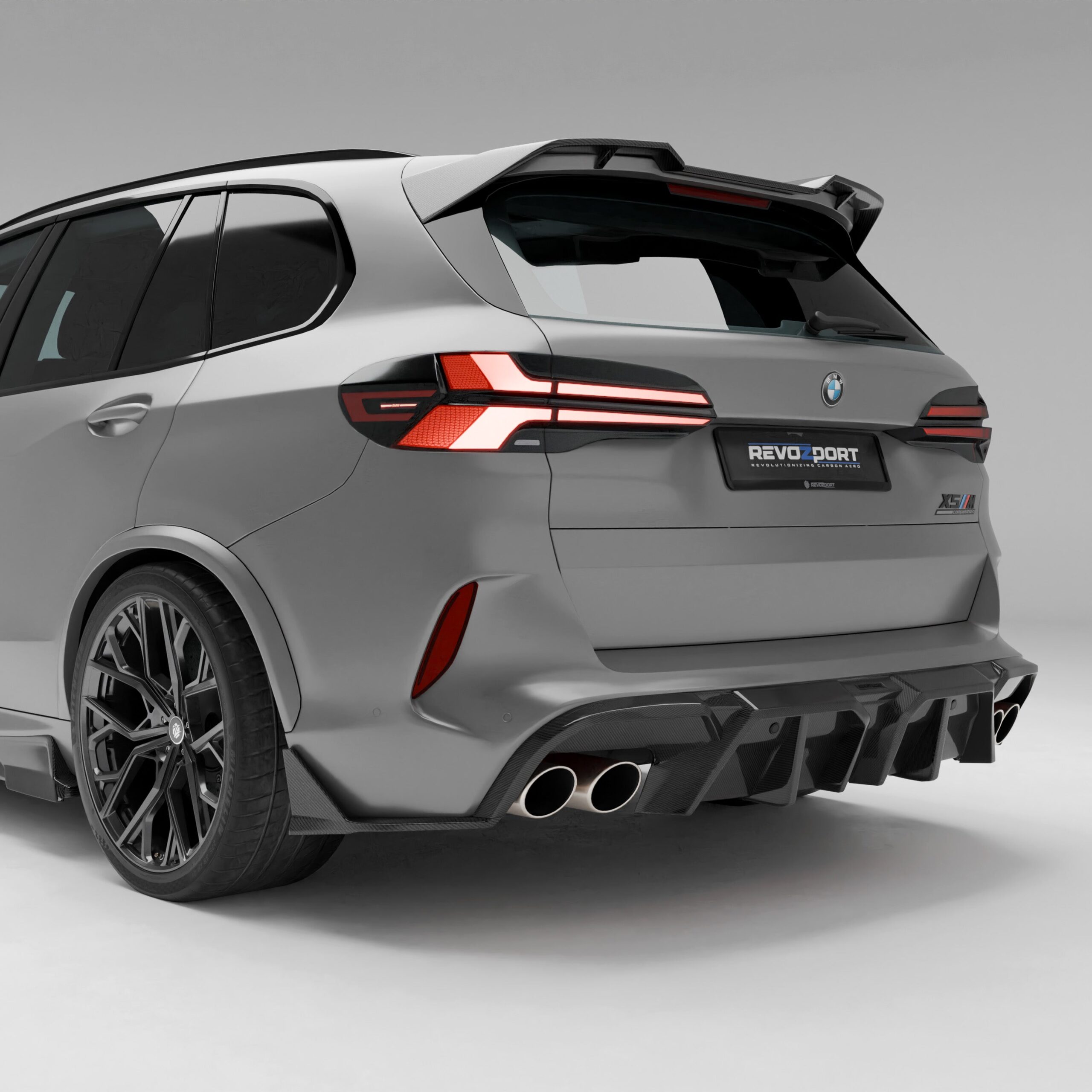 Carbon Fiber Rear Diffuser for BMW X5M F95 LCI