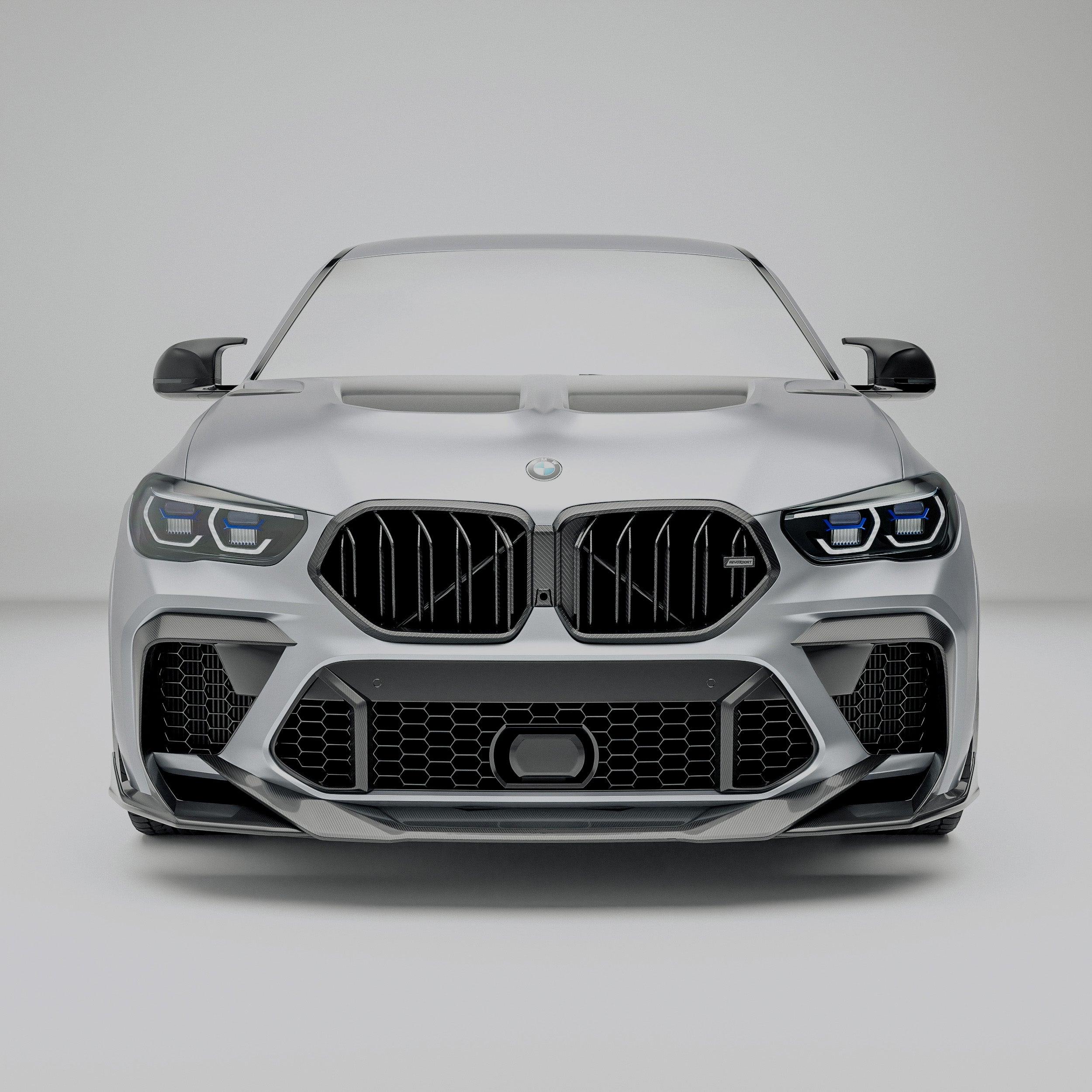 Carbon Fiber Air Intake Trim for BMW X5M X6M F95 F96 LCI