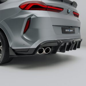 Carbon Fiber Rear Bumper Splitter for BMW X 5M X6M F95 F96 LCI