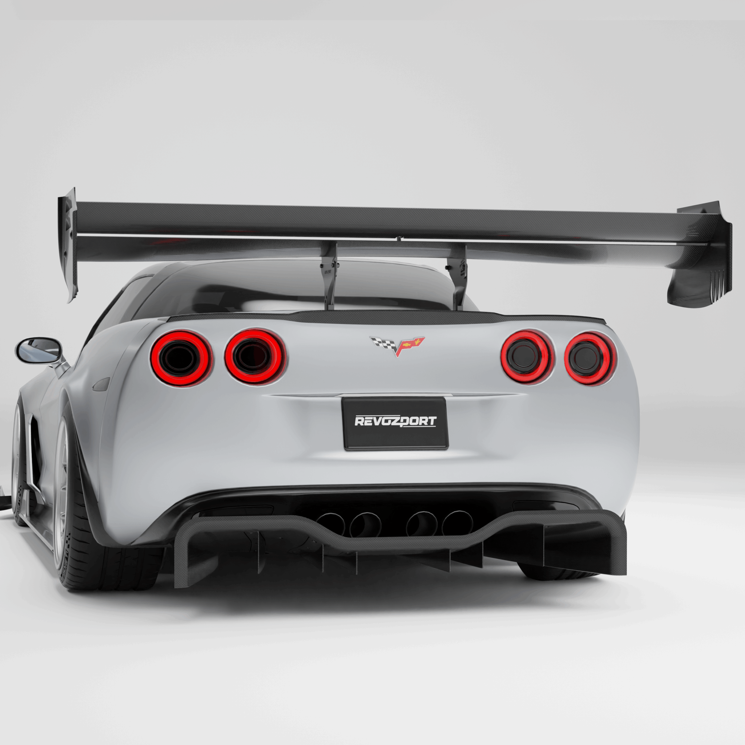 Carbon Fiber Rear Trunk for Chevrolet Corvette C6