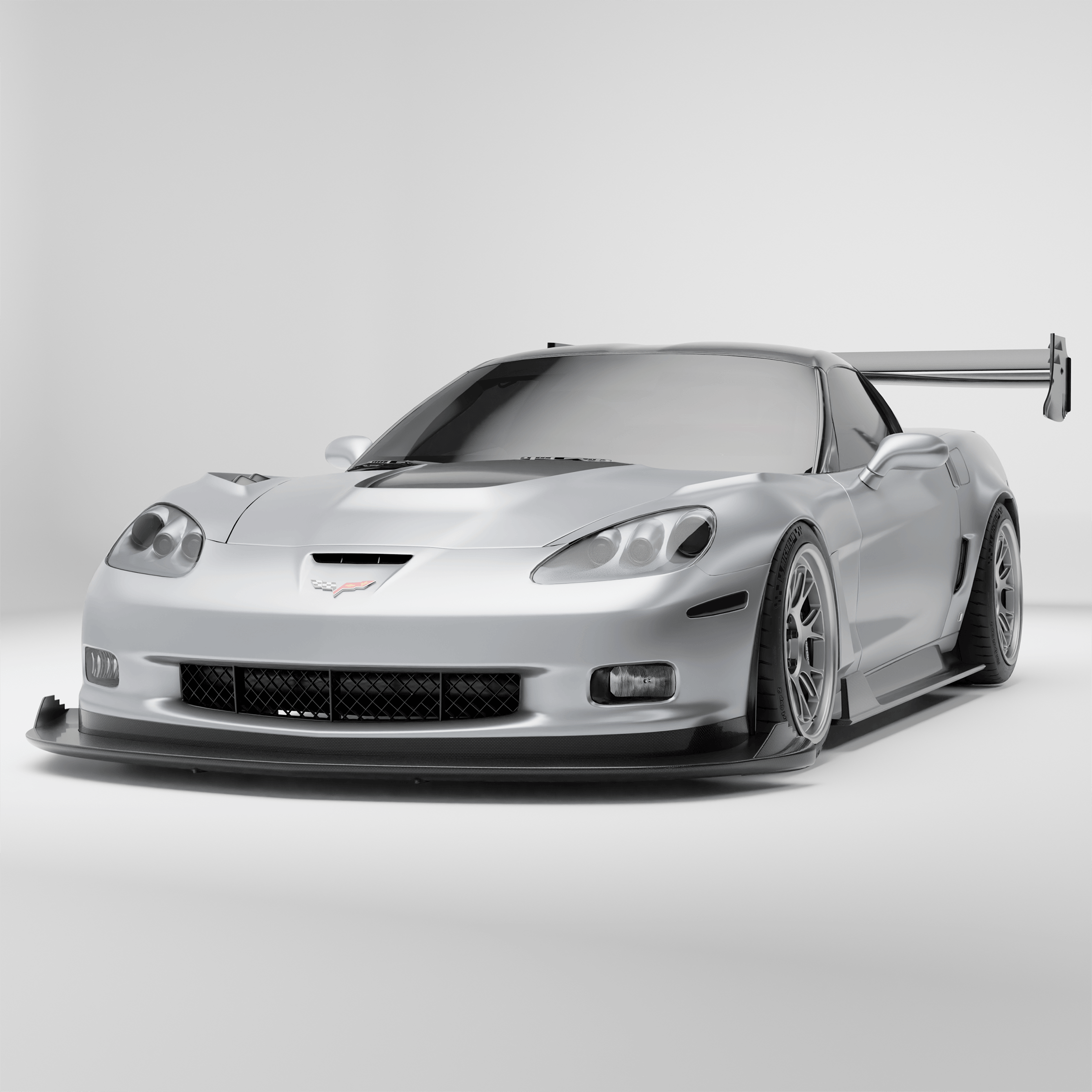Carbon Fiber Front Splitter for Chevrolet Corvette C6