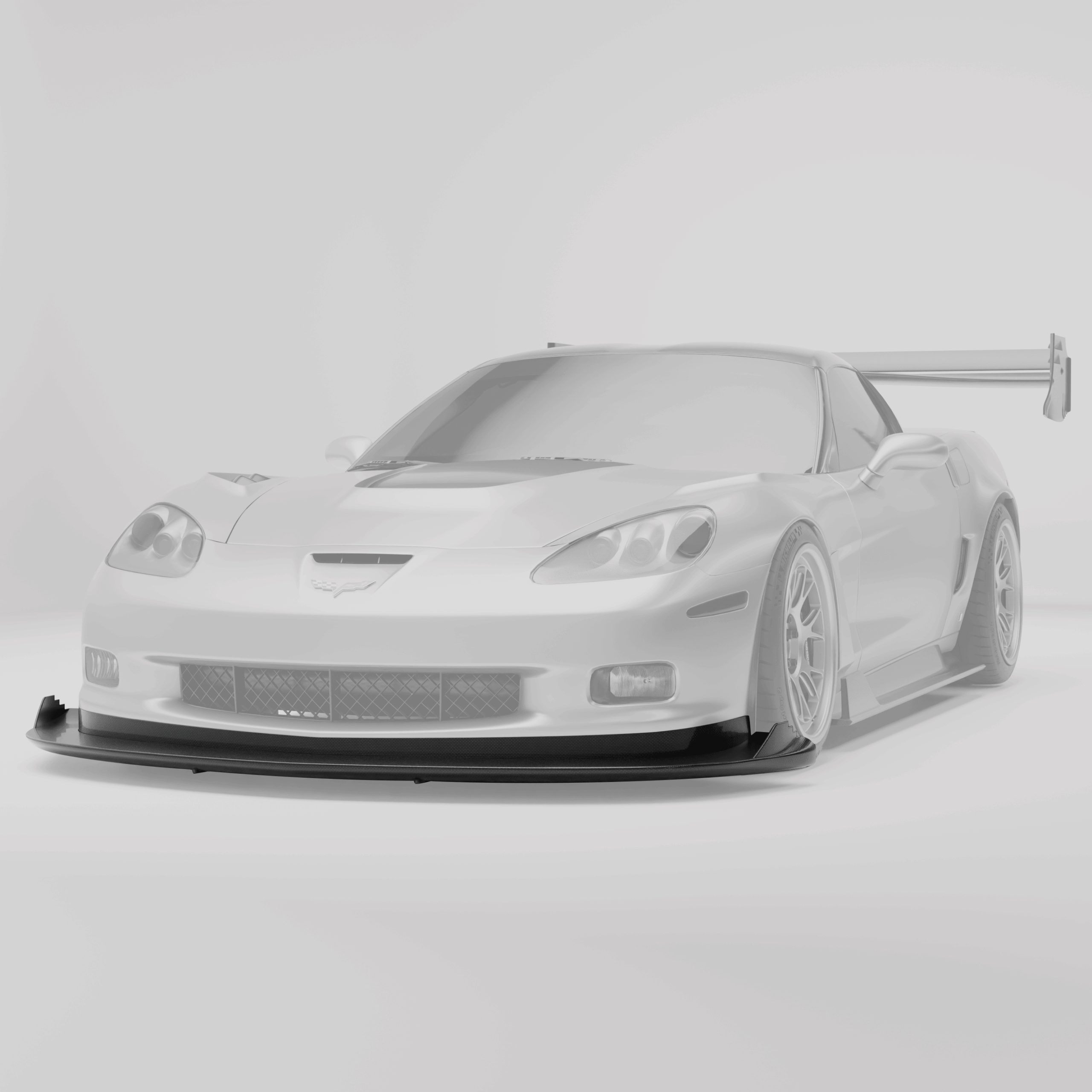 Carbon Fiber Front Splitter for Chevrolet Corvette C6