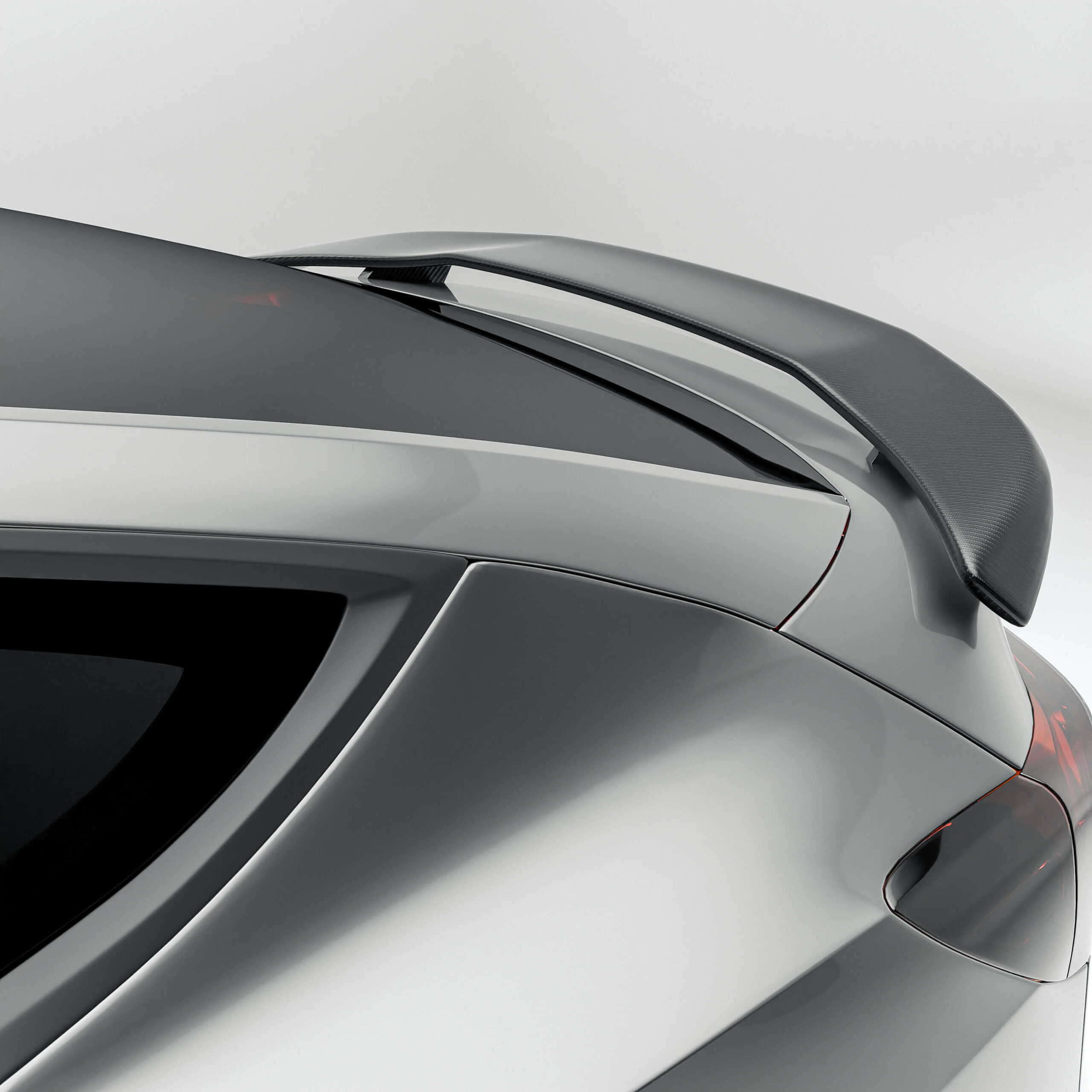Carbon Fiber Rear Spoiler for Tesla MODEL Y