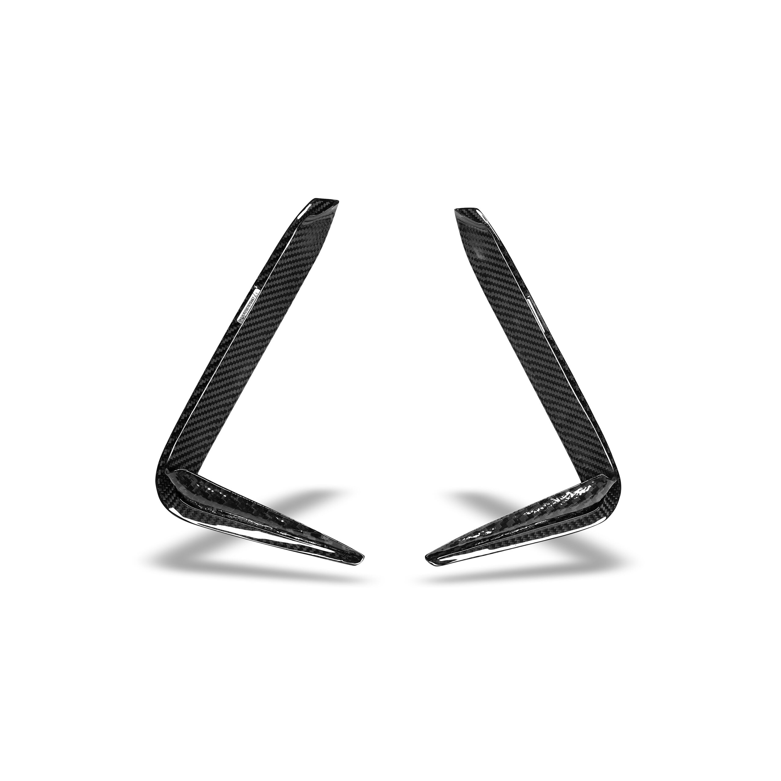 Carbon Fiber Rear Bumper Canards for BMW F93 M8